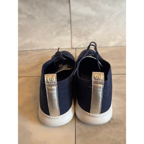 Cole Haan 2.ZeroGrand Women's 11
B Blue Wingtip Oxford Shoes Knit Stitchlite - Picture 4 of 7
